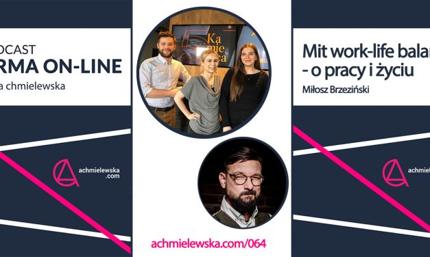 Podcast Firma On-Line „Fo 064 – Mit work-life balance – Miłosz Brzeziński o pracy i życiu”